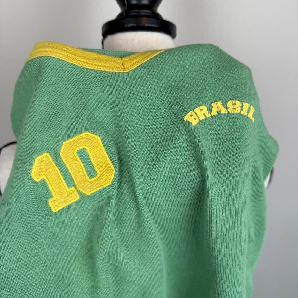 Urban Outfitters Brazil green & yellow ringer tee - Picture 3 of 4